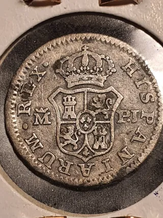 1/2 Real Plata Carlos III