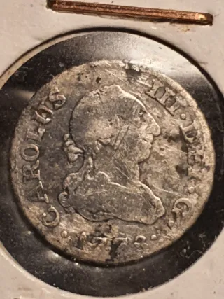 1/2 Real Plata Carlos III