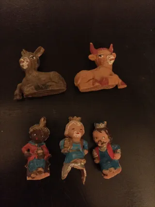 Figuras Belén Reyes Magos y animales belen 6cm