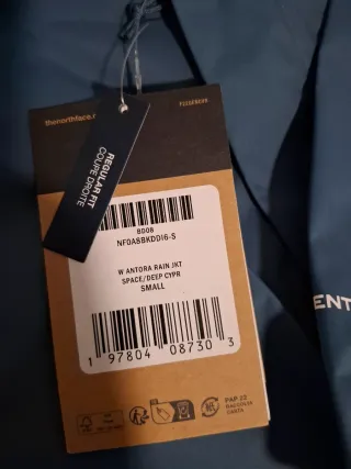 Chubasquero The North Face Mujer Azul/Verde