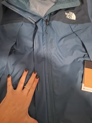 Chubasquero The North Face Mujer Azul/Verde