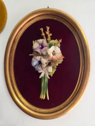 Coppia ovali Capodimonte