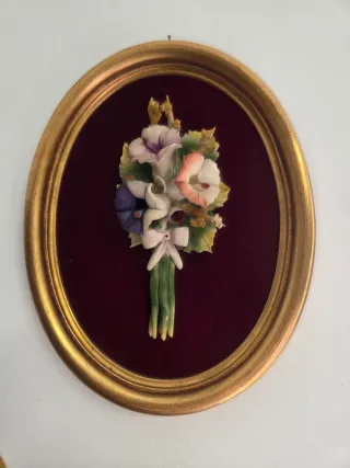 Coppia ovali Capodimonte