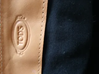 Borsa Tod's in pelle nera e beige