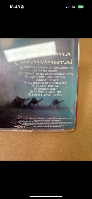 Santana Caravanserai CD