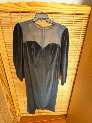 Vestido Negro Fiesta Talla 48