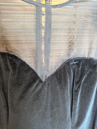 Vestido Negro Fiesta Talla 48