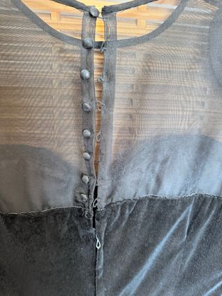 Vestido Negro Fiesta Talla 48