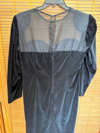 Vestido Negro Fiesta Talla 48