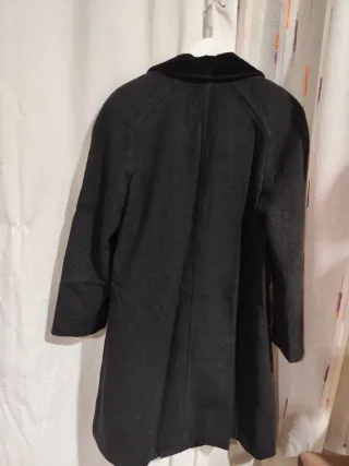 Chaquetón gris mujer