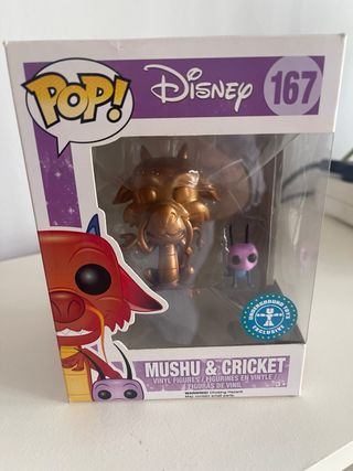 Funko Pop Disney Mushu & Cricket 167