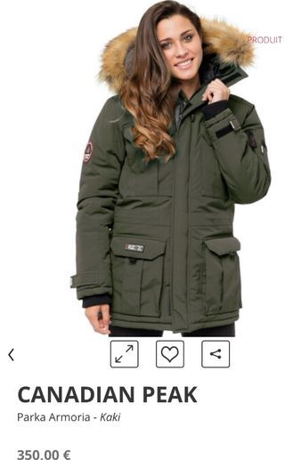 Parka Canadian Peak verde