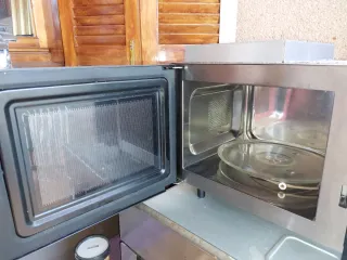 Microondas empotrable acero inoxidable