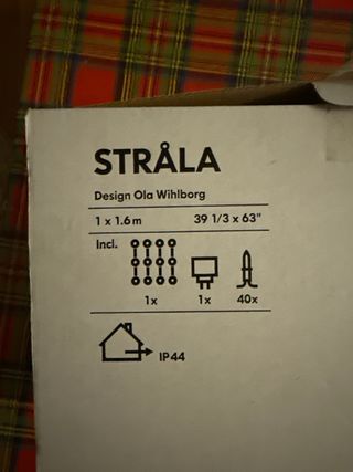 Tenda Luci IKEA STRÅLA per natale