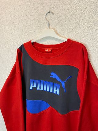 Sudadera PUMA Vintage Retro Original Logo Bordado