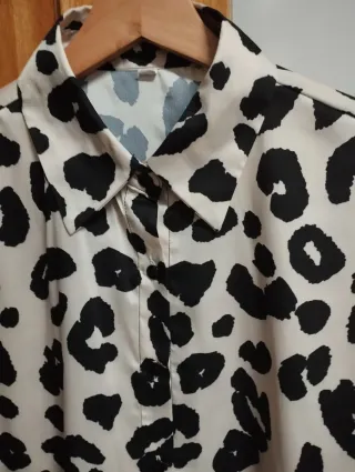 Camisa estampada leopardo