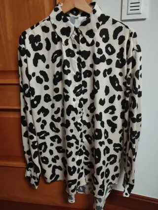 Camisa estampada leopardo