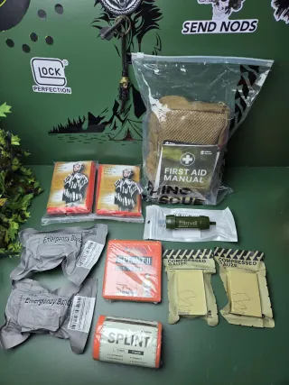 Pack de artículos outdoor survival