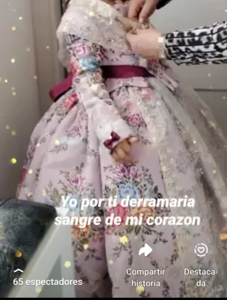 Traje de Fallera 6-8 años