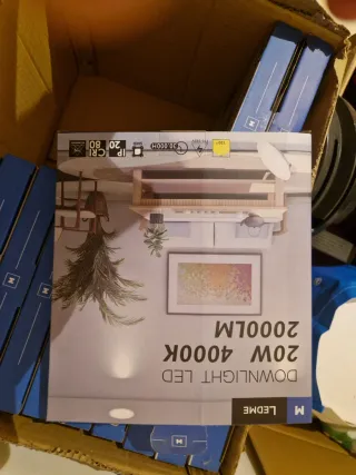 13 Focos LED Downlight 20W 4000K 2000LM