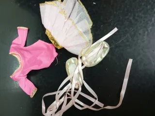 Conjunto Nancy: Vestido, Tutú y Zapatos