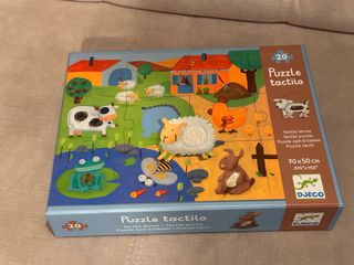 Puzzle Táctil Djeco Granja 20 Piezas