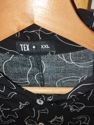 Camisa TEX Estampado Gatos XXL