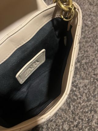 Bolso Zara Beige Cadena Dorada