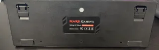 Teclado Mars Gaming USB RGB Negro Personalizable