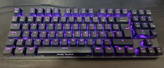 Teclado Mars Gaming USB RGB Negro Personalizable