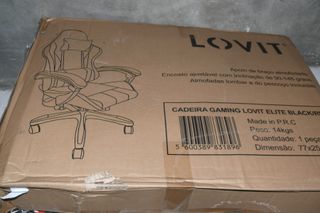 Cadeira Gaming LOVIT Elite Preta/Vermelha