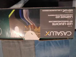 CASALUX Set 2 Lampade LED con Rilevatore Movimento