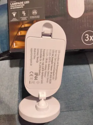 CASALUX Set 2 Lampade LED con Rilevatore Movimento