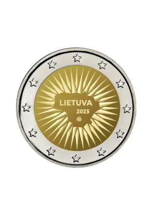 Moneda 2€ Lituania 2025 Defensa Estado Lituano SC.