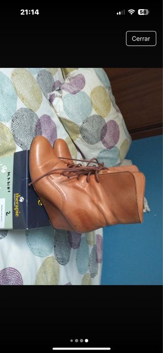 Botines piel mujer talla 37