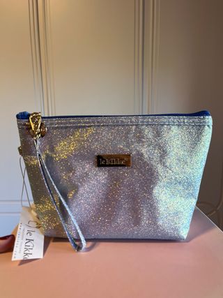 Pochette le Kikke glitterata con cartellino