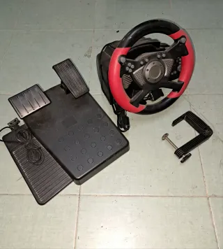 Volante y Pedales PS2