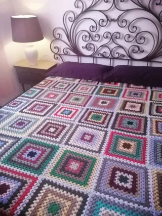 Coperta matrimoniale in lana