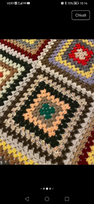 Coperta matrimoniale in lana