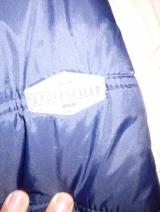 Cazadora Springfield Talla 44 Negra mujer