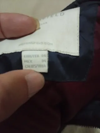 Cazadora Springfield Talla 44 Negra mujer