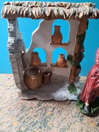Figure di Betlemme con postazione di ceramica