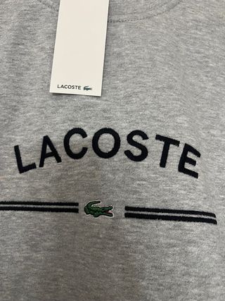 Sudadera Lacoste Gris Talla XXL