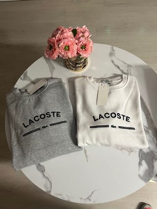 Sudadera Lacoste Gris Talla XXL