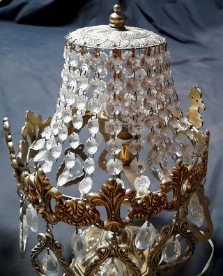 Pareja Lámparas Mesita Noche. Años 50-60