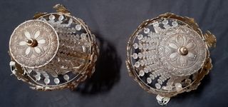 Pareja Lámparas Mesita Noche. Años 50-60