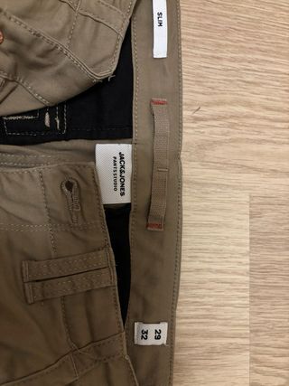 Pantalón cargo largo marrón