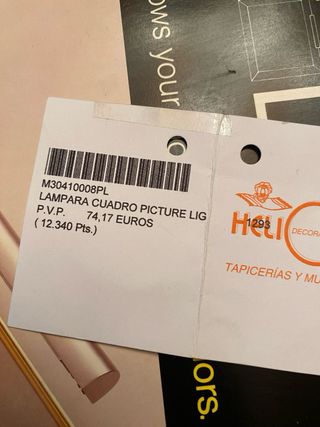 Lámpara para cuadros