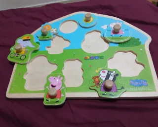 Puzzle Madera Peppa Pig