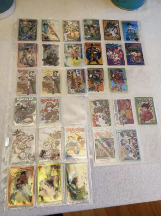 Lote cartas Dragon Ball Itajaga